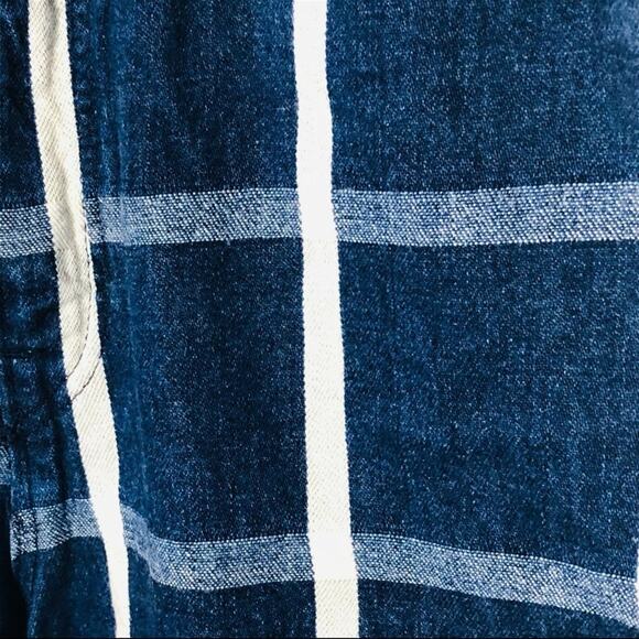 Rumble Seats Vintage 70s 80s Super High Waist Striped Plaid Jeans Size 25 Rare - Picture 11 of 13